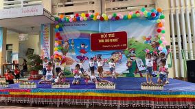 hình ảnh hội thi "Chúng cháu vui khỏe"