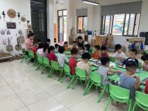 HOẠT ĐỘNG TRẢI NGHIỆM LÀM BÁNH TRÔI NƯỚC