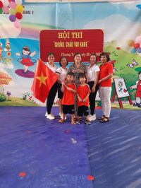 hình ảnh hội thi "Chúng cháu vui khỏe"