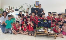 HOẠT ĐỘNG TRẢI NGHIỆM LÀM BÁNH TRÔI NƯỚC