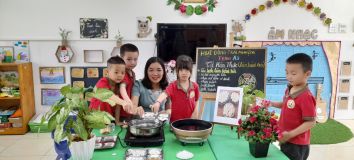 HOẠT ĐỘNG TRẢI NGHIỆM LÀM BÁNH TRÔI NƯỚC