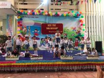 hình ảnh hội thi "Chúng cháu vui khỏe"