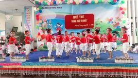 hình ảnh hội thi "Chúng cháu vui khỏe"