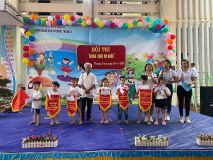 hình ảnh hội thi "Chúng cháu vui khỏe"