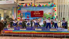 hình ảnh hội thi "Chúng cháu vui khỏe"