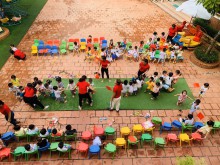 HOẠT ĐỘNG GIAO LƯU THỂ CHẤT CỦA CÁC BÉ TRƯỜNG MN PHƯƠNG TRUNG II