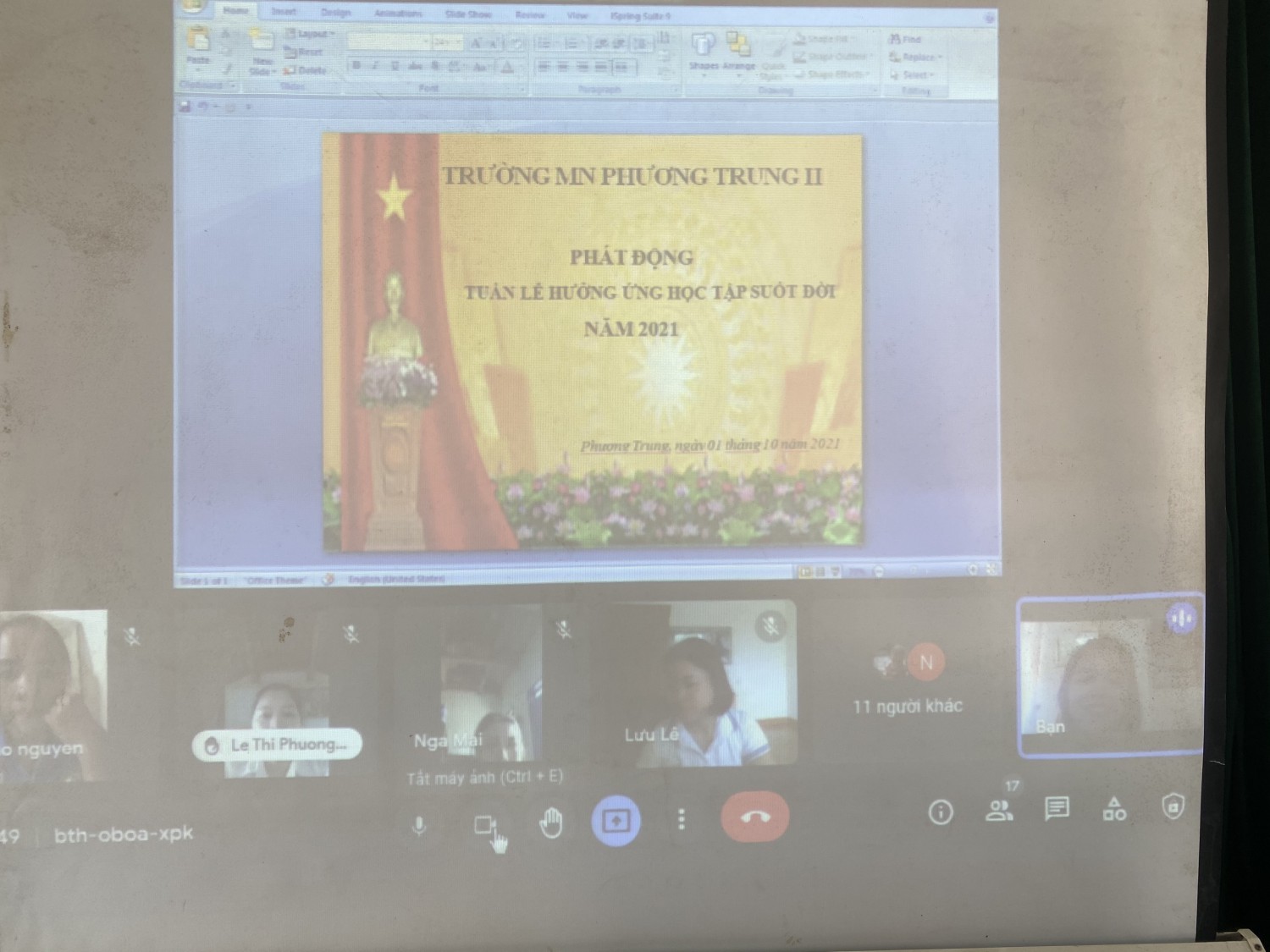 PHÁT ĐỘNG TUẦN LỄ HƯỞNG ỨNG HỌC TẬP SUỐT ĐỜI NĂM 2021