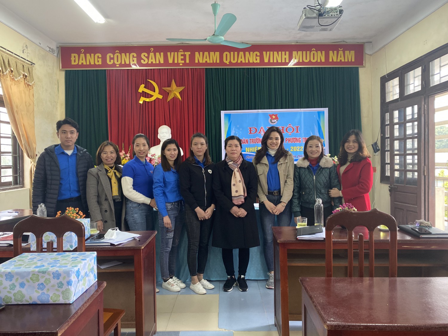 ĐẠI HỘI CHI ĐOÀN TRƯỜNG MN PHƯƠNG TRUNG II NHIỆM KỲ 2021-2022