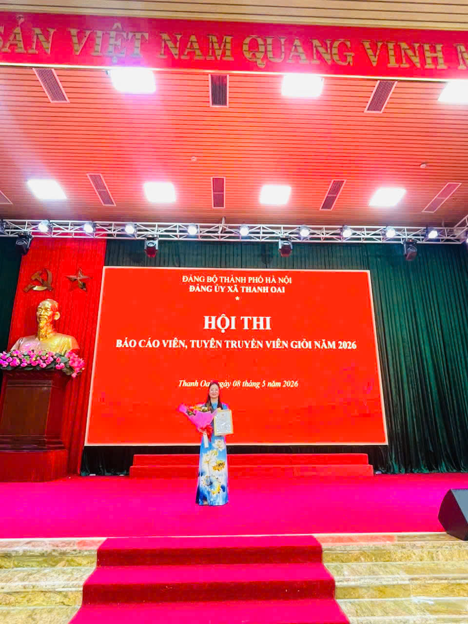 VÒNG CHUNG KHẢO HỘI THI BÁO CÁO VIÊN - TUYÊN TRUYỀN VIÊN GIỎI XÃ THANH OAI NĂM 2026