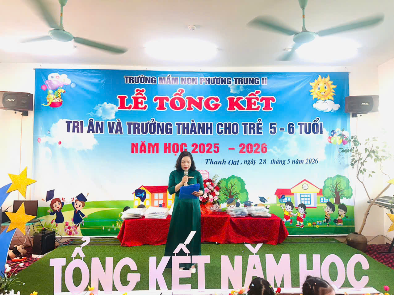LỄ TỔNG KẾT NĂM HỌC 2025 – 2026 & CHIA TAY TRẺ 5 TUỔI